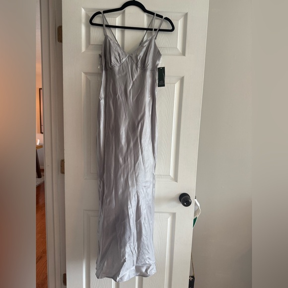 Wild Fable Women’s NWT Iridescent Slip Maxi Dress - Picture 4 of 11